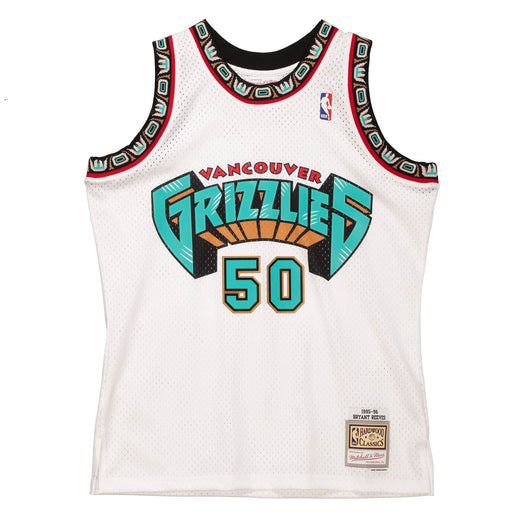 Vancouver Grizzlies Bryant Reeves 1995-96 Mitchell & Ness White Basketball Jersey - Pastime Sports & Games
