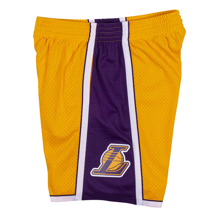 Los Angeles Lakers 2009-10 Mitchell & Ness Yellow Basketball Shorts - Pastime Sports & Games