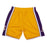 Los Angeles Lakers 2009-10 Mitchell & Ness Yellow Basketball Shorts - Pastime Sports & Games