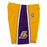 Los Angeles Lakers 2009-10 Mitchell & Ness Yellow Basketball Shorts - Pastime Sports & Games