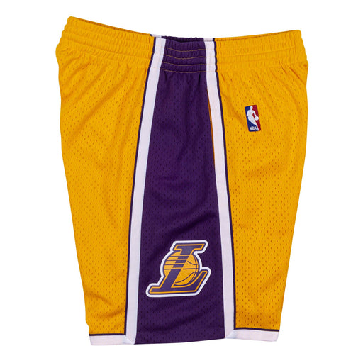 Los Angeles Lakers 2009-10 Mitchell & Ness Yellow Basketball Shorts - Pastime Sports & Games