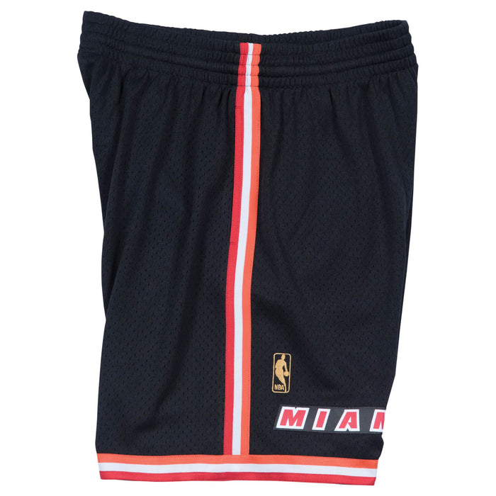 Miami Heat 1996-97 Mitchell & Ness Black Basketball Shorts - Pastime Sports & Games