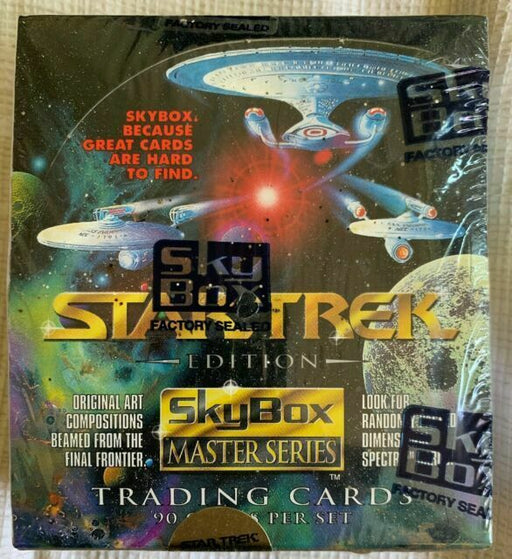 1993 SkyBox Star Trek Master Series Edition Trading Cards Box - Pastime Sports & Games