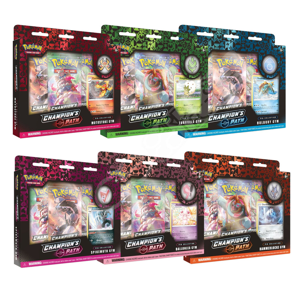 Pokemon Champions Path Pin Collection - Pastime Sports & Games