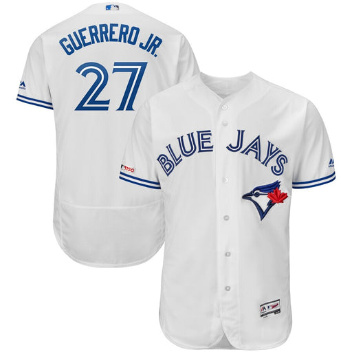 Vladimir Guerrero Jr. Autographed Toronto Blue Jays Baseball Jersey Majestic - Pastime Sports & Games