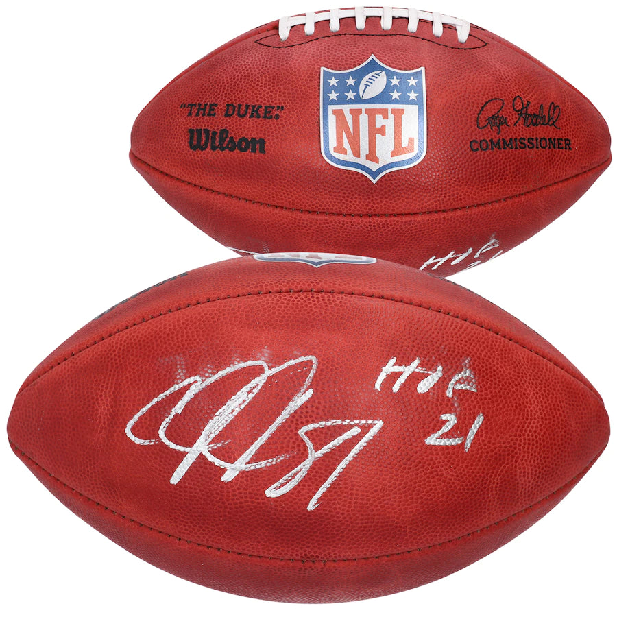 Calvin Johnson Autographed Football - Pastime Sports & Games