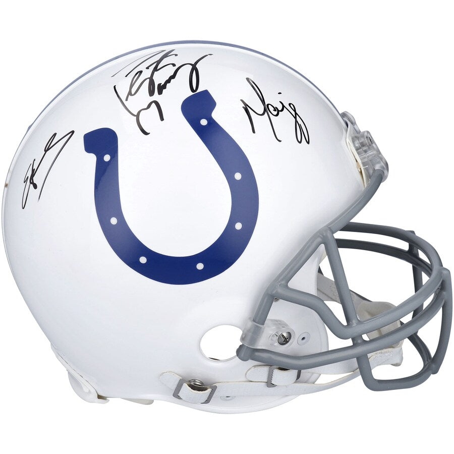 Peyton Manning, Marvin Harrison & Edgerrin James Autographed