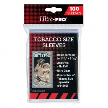 Ultra Pro Tobacco Card Soft Sleeves 1 15/32" x 2 11/16" - Pastime Sports & Games