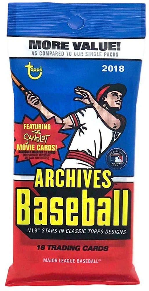 2018 Topps Archive Baseball Retail Fat - Pastime Sports & Games