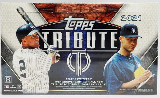 2021 Topps Tribute MLB Baseball Hobby Box - Pastime Sports & Games
