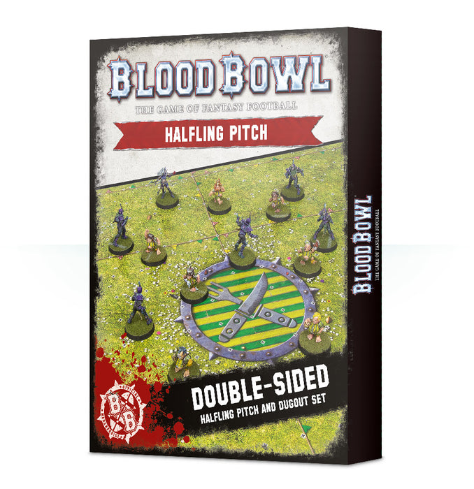 Blood Bowl Double Sided Halfling Pitch & Dugout Set (200-67) - Pastime Sports & Games