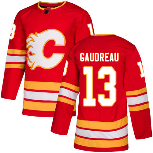 2018/19 Calgary Flames Johnny Gaudreau Adidas Alternate Home Red Jersey - Pastime Sports & Games