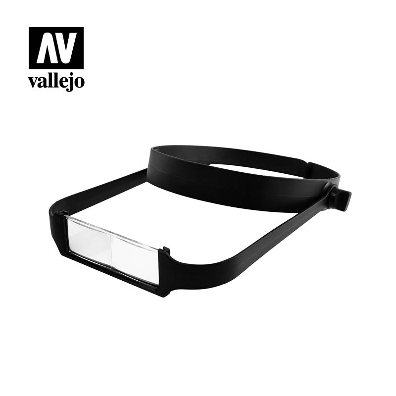 Vallejo Lightweight Headband Magnifier 4 Lenses - Pastime Sports & Games