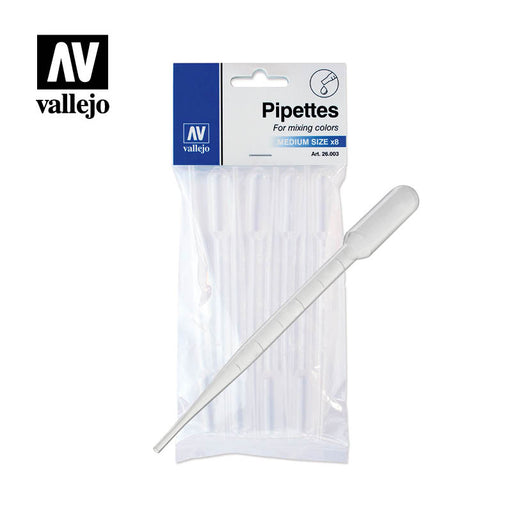 Vallejo Pipettes 3 ml/0.10 fl oz (8) - Pastime Sports & Games