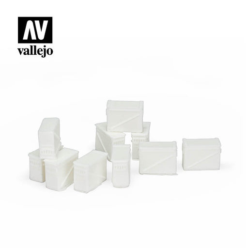 Vallejo Large Ammo Boxes 12,7 mm - Pastime Sports & Games