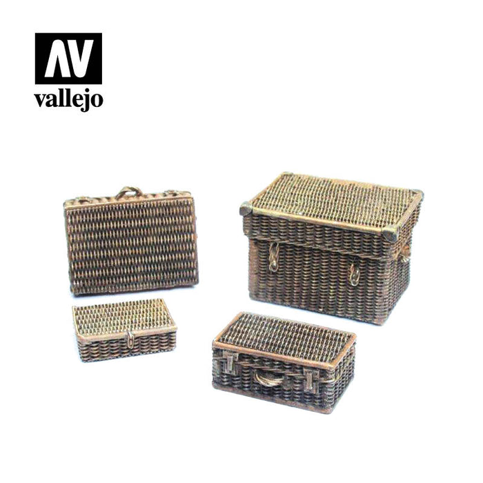 Vallejo Wicker Suitcase - Pastime Sports & Games