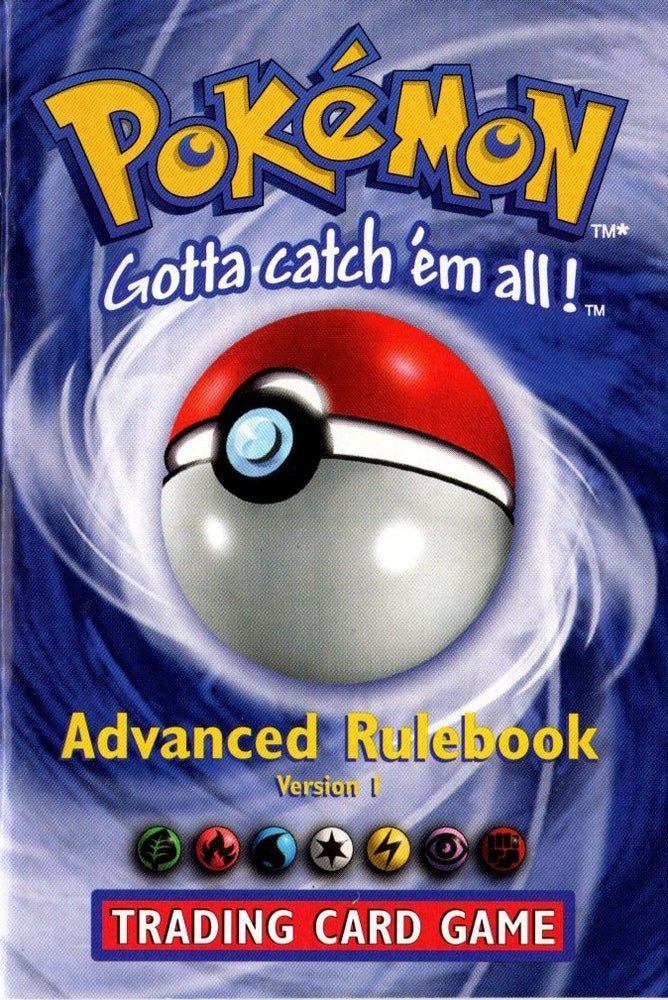 Pokemon Vintage Advanced Rulebook Version 1 - Pastime Sports & Games