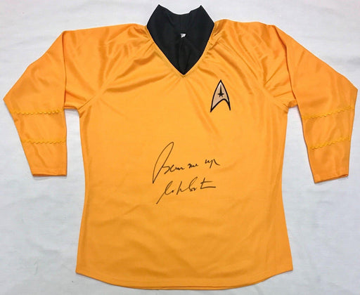 William Shatner Inscribed Autographed Star Trek Custom Shirt - Pastime Sports & Games