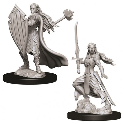 D&D Nolzur's Marvelous Miniatures Female Elf Paladin W9 (73706) - Pastime Sports & Games