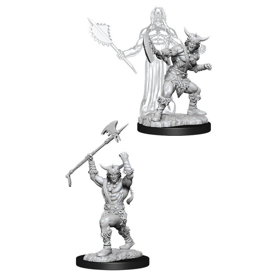 D&D Nolzur's Marvelous Miniatures Male Human Barbarian W11 (90007) - Pastime Sports & Games