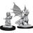 Nolzur's Marvelous Minis Silver Dragon Wyrmling & Halfling Dragon Friend (90153) - Pastime Sports & Games